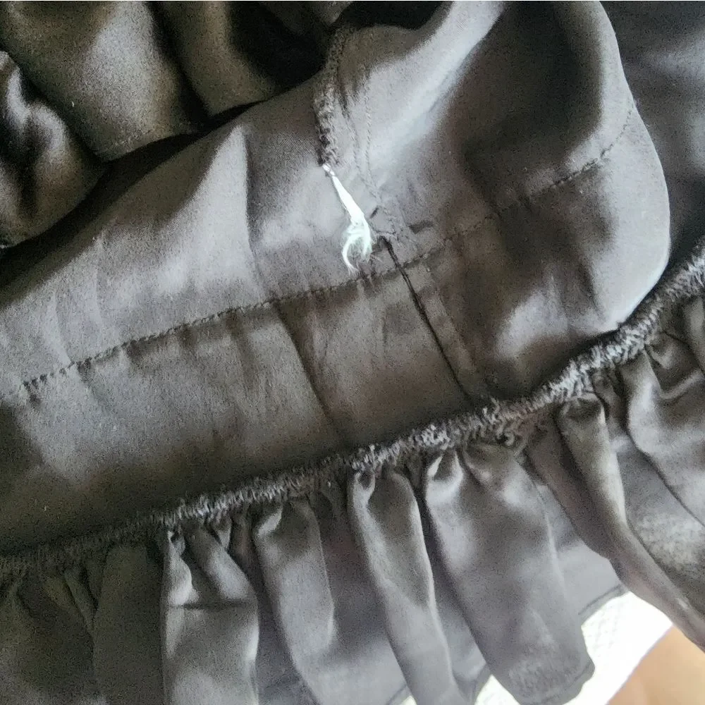 Frame Denim Black Ruffle Dress - Picture 7 of 15